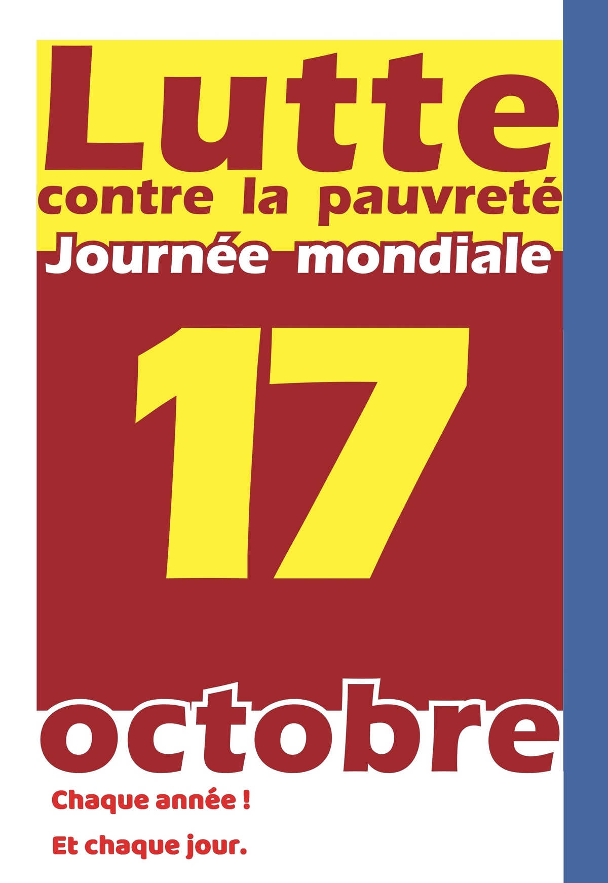17 octobre 2025, intervention du Réseau pour la Justice Fiscale à la journée de lutte contre la pauvreté